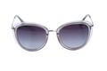 Sunglasses with gradient lenses on a white background